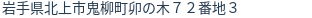住所(登記所在地)