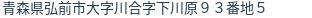 住所（登記所在地）