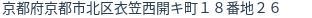 住所（登記所在地）