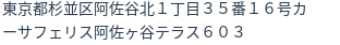 住所(登記所在地)