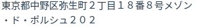 住所(登記所在地)