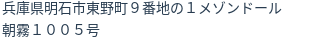 住所（登記所在地）