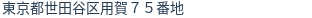 住所(登記所在地)