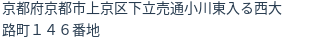 住所(登記所在地)