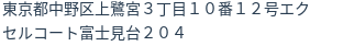 住所（登記所在地）