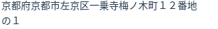 住所(登記所在地)