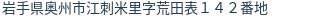 住所(登記所在地)