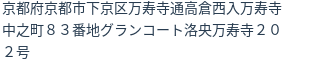 住所(登記所在地)