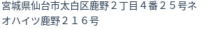 住所(登記所在地)
