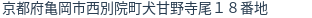住所(登記所在地)