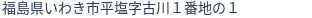 住所(登記所在地)