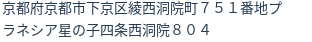 住所(登記所在地)