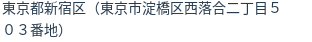 住所(登記所在地)