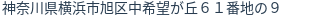 住所(登記所在地)
