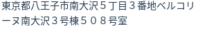 住所(登記所在地)