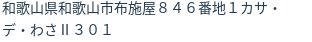 住所(登記所在地)