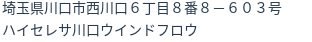 住所（登記所在地）