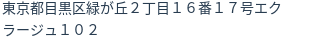 住所(登記所在地)