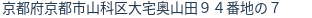 住所（登記所在地）