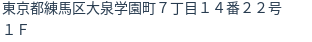 住所(登記所在地)