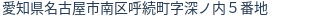 住所(登記所在地)