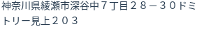 住所(登記所在地)