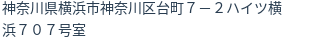 住所(登記所在地)