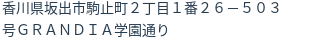 住所(登記所在地)