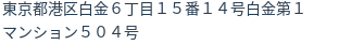 住所(登記所在地)