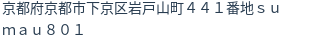 住所(登記所在地)
