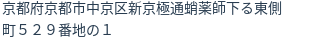 住所(登記所在地)
