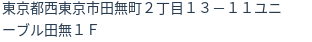 住所（登記所在地）
