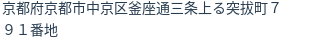 住所（登記所在地）