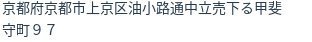 住所(登記所在地)