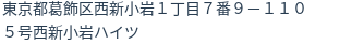 住所（登記所在地）