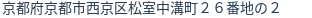 住所（登記所在地）