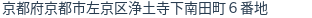 住所（登記所在地）