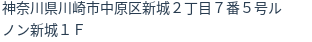 住所(登記所在地)