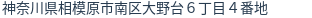 住所（登記所在地）