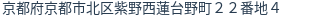 住所（登記所在地）