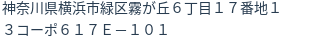 住所（登記所在地）