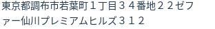 住所（登記所在地）