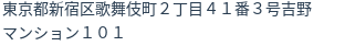 住所（登記所在地）