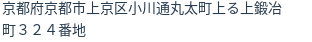 住所（登記所在地）