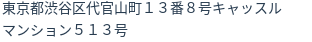 住所(登記所在地)