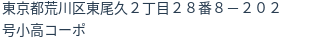 住所(登記所在地)