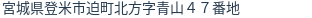 住所(登記所在地)