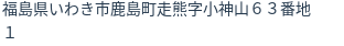 住所（登記所在地）