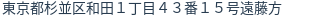住所(登記所在地)