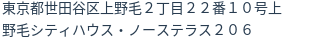 住所(登記所在地)